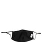 Black White Logo Baroque Elastic Ear Strap Face Mask