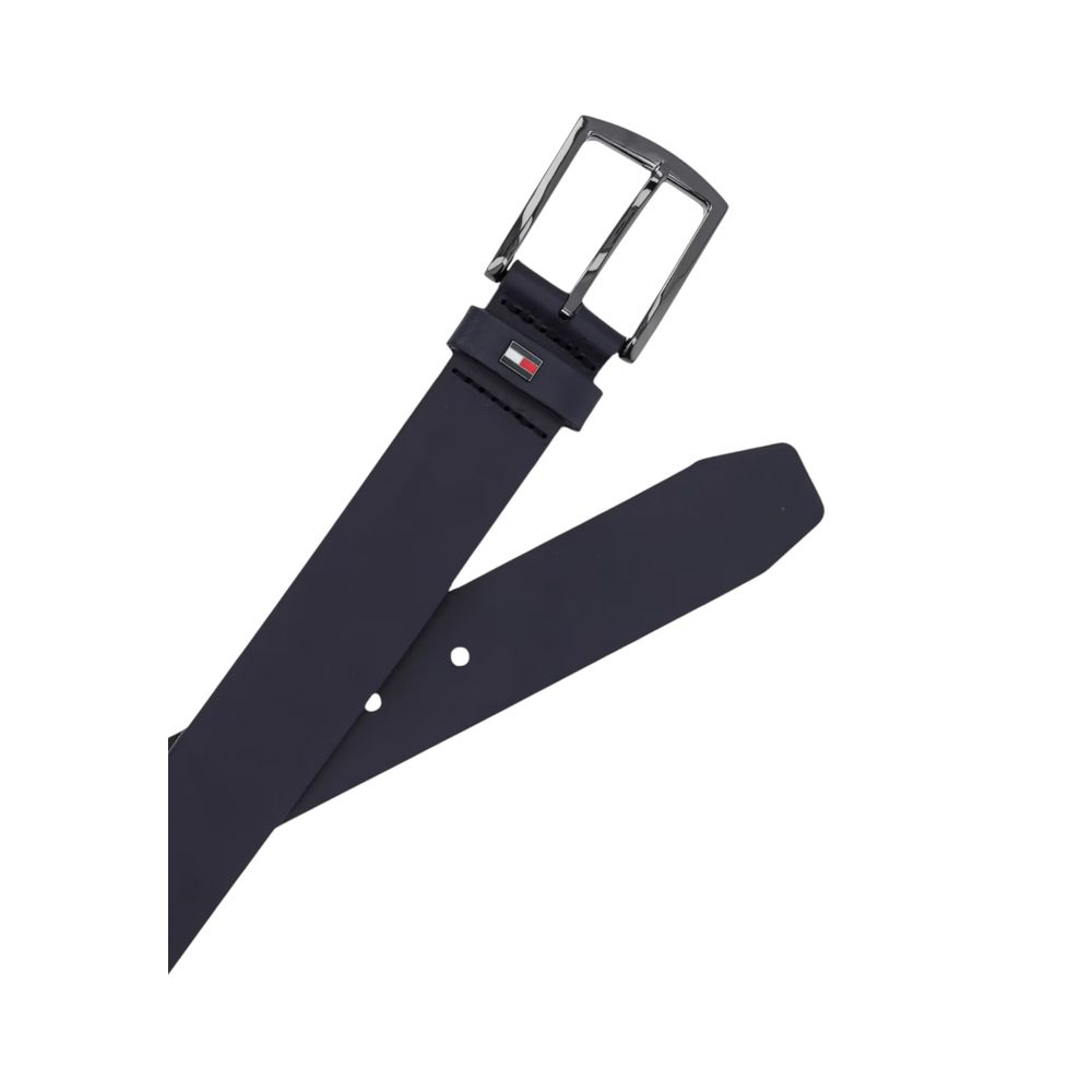 Blue Leather Regular Belt