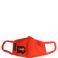 Red Polyester DG CASA Logo Elastic Ear Strap Face Mask