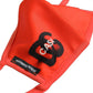 Red Polyester DG CASA Logo Elastic Ear Strap Face Mask