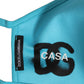 Blue Polyester DG CASA Logo Elastic Ear Strap Face Mask
