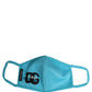 Blue Polyester DG CASA Logo Elastic Ear Strap Face Mask