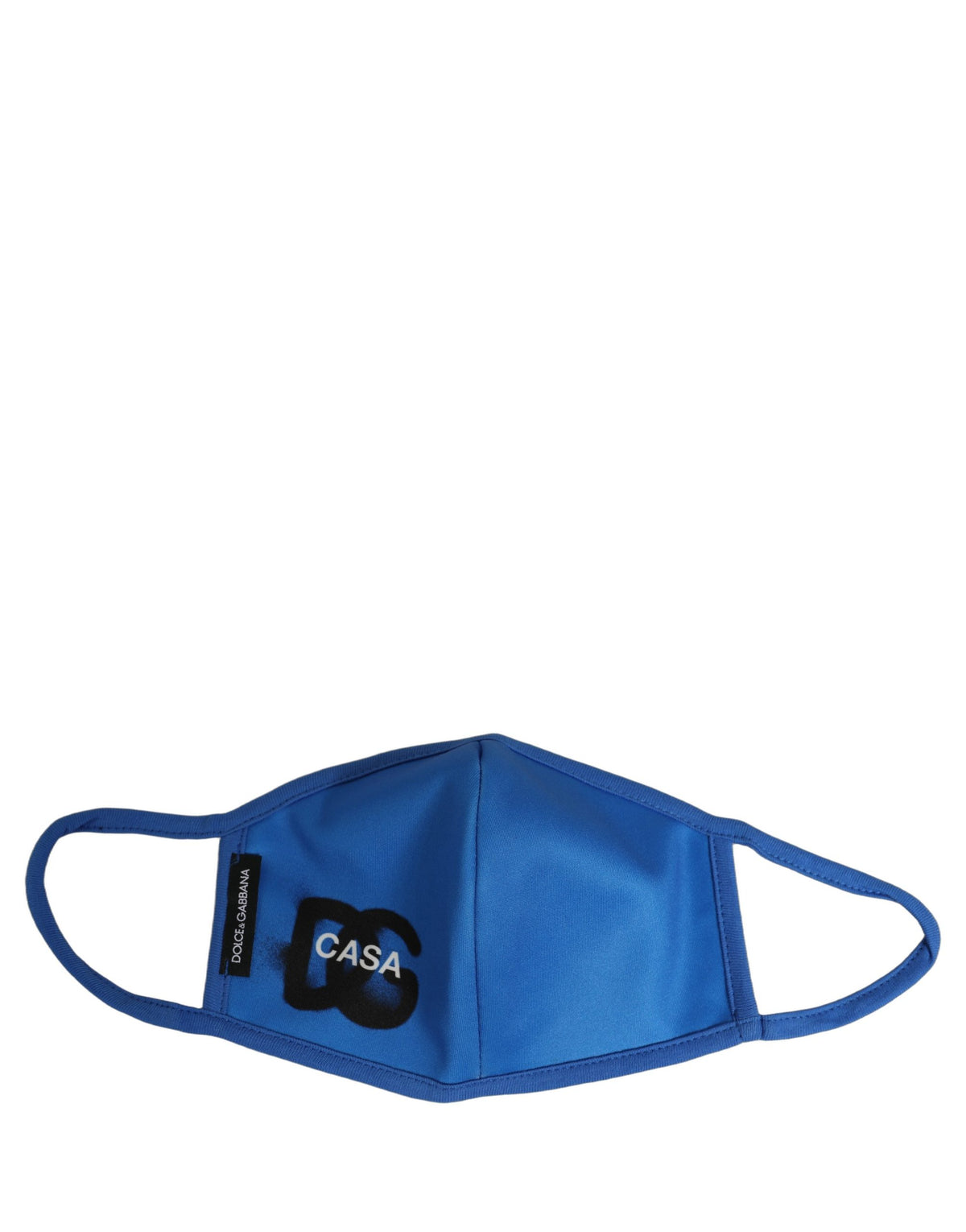 Blue Polyester DG CASA Logo Elastic Ear Strap Face Mask