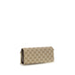 Beige Fabric Wallet