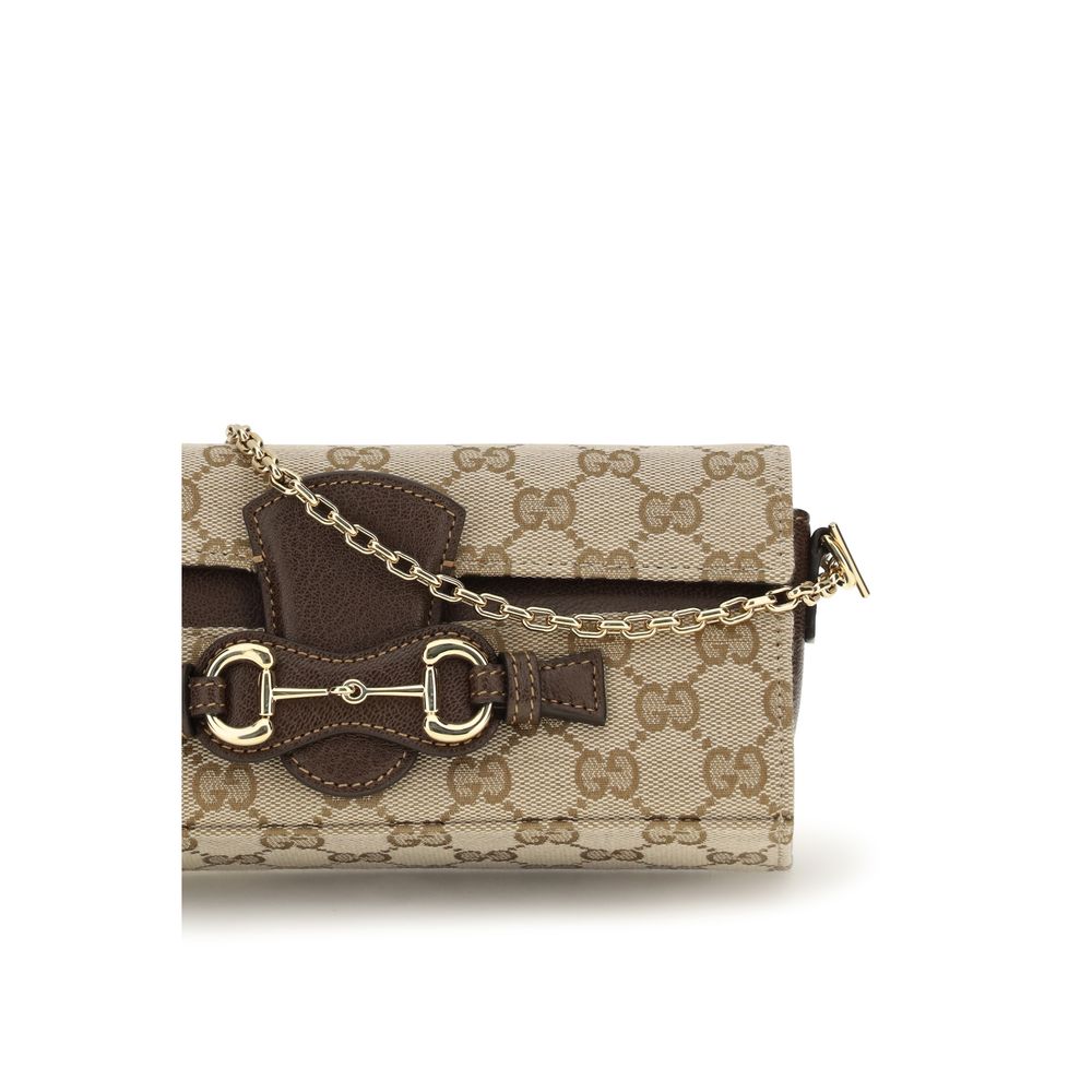 Beige Fabric Wallet