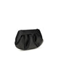 Black Recycled Leather Shoulder Bag