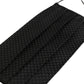 Black Silk Patterned Pleated Elastic Ear Strap Face Mask