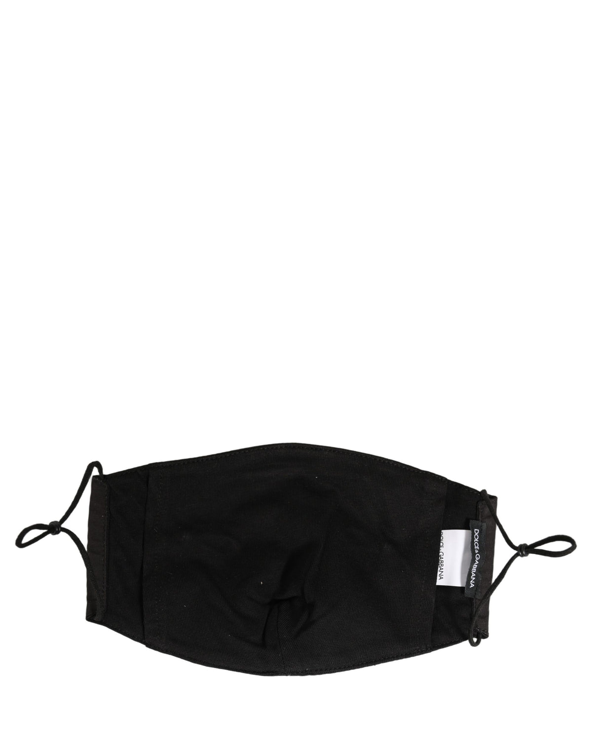 Black White Logo Baroque Elastic Ear Strap Face Mask
