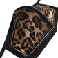 Brown Black Leopard Print Elastic Ear Strap Face Mask