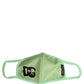 Green Polyester DG CASA Logo Elastic Ear Strap Face Mask