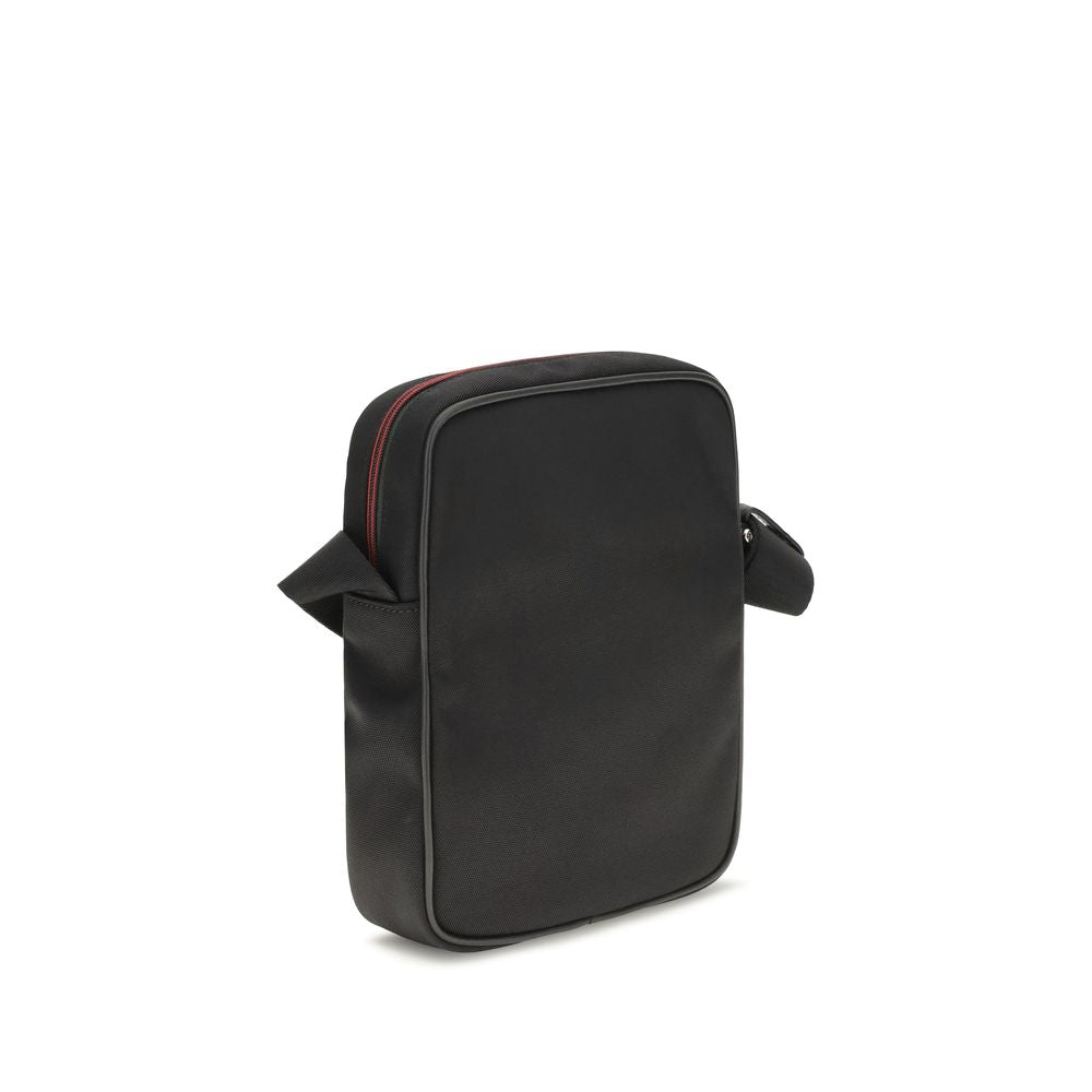 Black Fabric Shoulder Bag