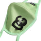 Green Polyester DG CASA Logo Elastic Ear Strap Face Mask