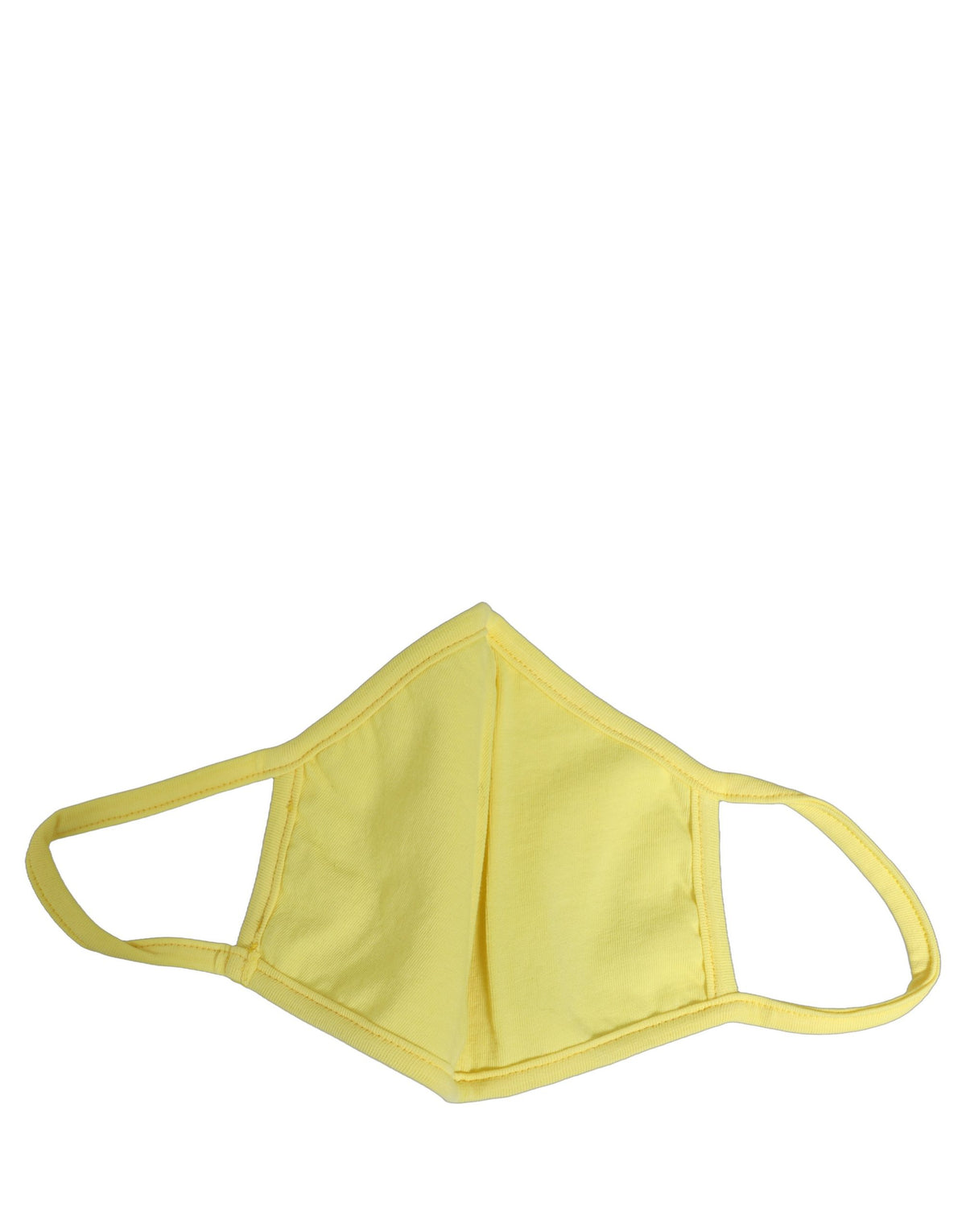 Yellow Polyester DG CASA Logo Elastic Ear Strap Face Mask