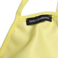 Yellow Polyester DG CASA Logo Elastic Ear Strap Face Mask