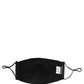 Black White Logo Baroque Elastic Ear Strap Face Mask