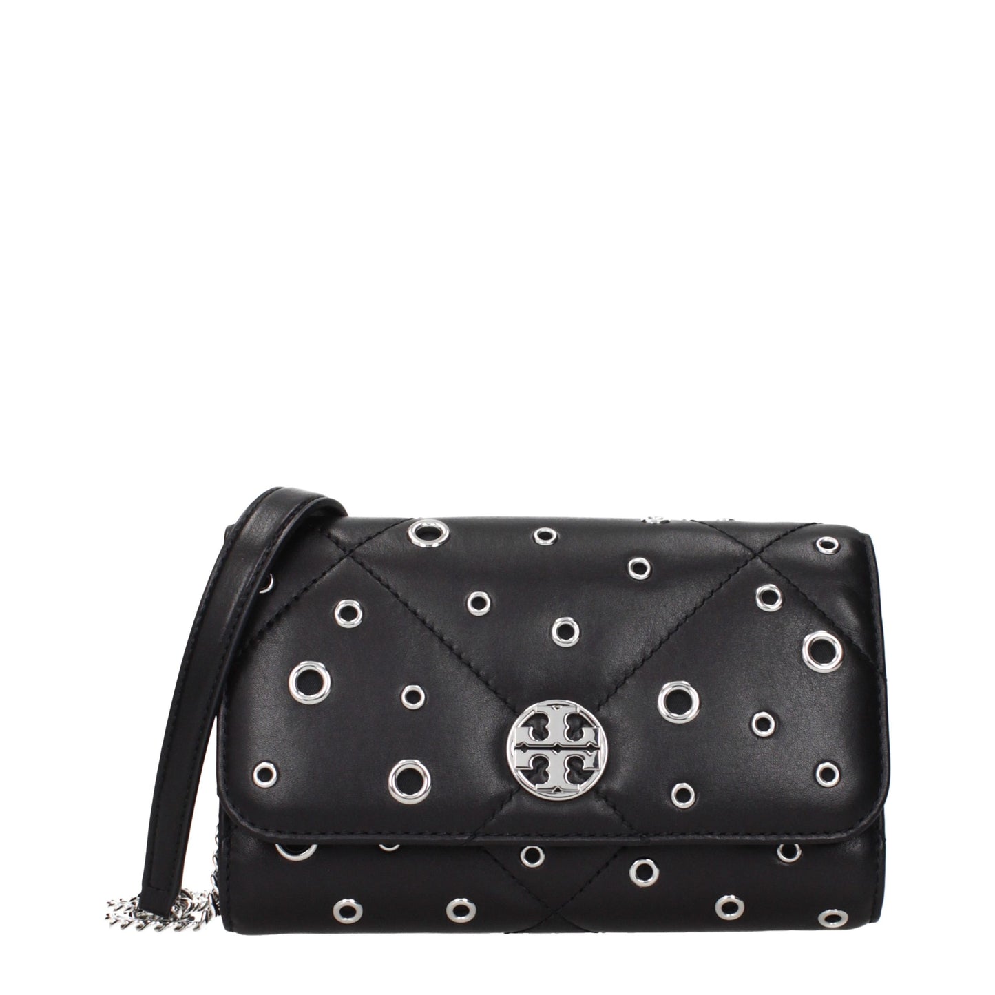 Black Leather Clutch Bag