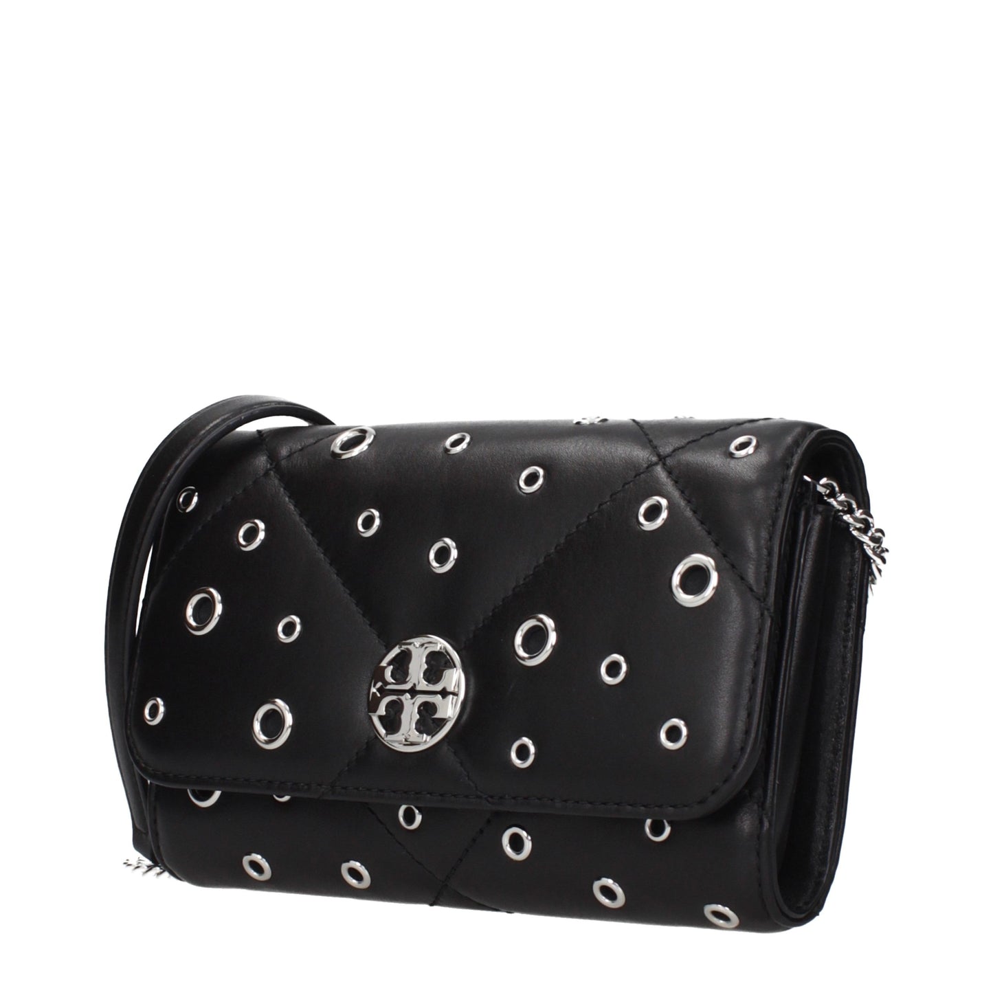 Black Leather Clutch Bag