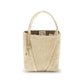 Beige Calf Leather Bos Taurus Shoulder Bag