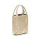 Beige Calf Leather Bos Taurus Shoulder Bag
