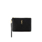 Black Calf Leather Bos Taurus Clutch Bag