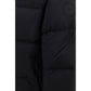 Black Polyester Full-Length Jacket