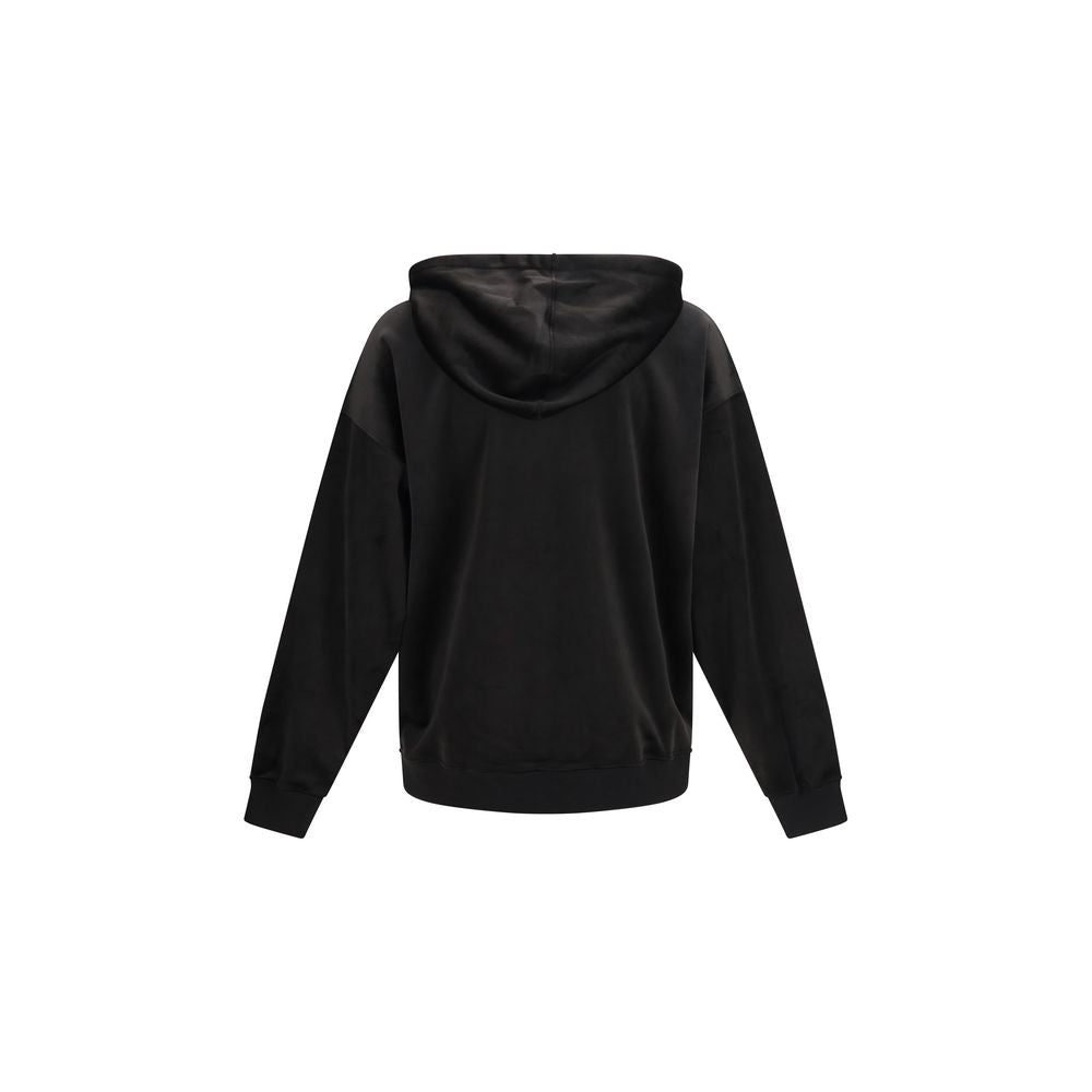 Black Polyester Sweatshirt