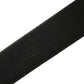 Black Exotic Leather Gold Metal Buckle Belt