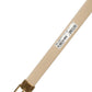 Beige Leather Double Wrap Gold Buckle Belt