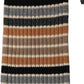 Multicolor Striped Knitted Viscose Shawl Scarf