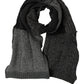 Multicolor Patchwork Wool Knit Shawl Scarf