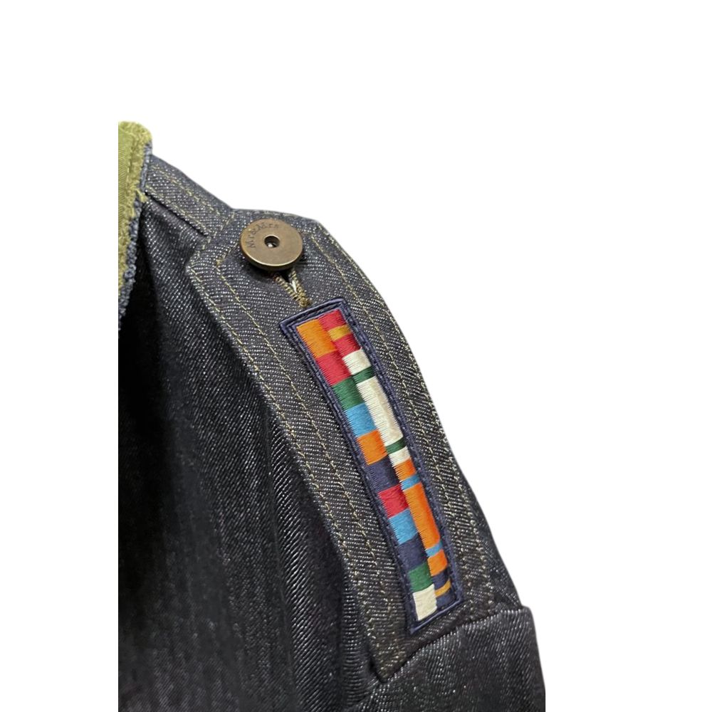 Grey Cotton Men Jacket