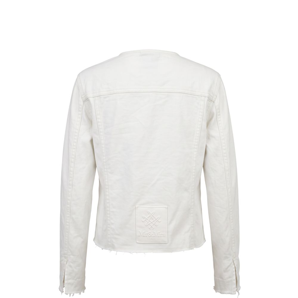 White Cotton Women Jacket