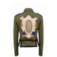 Green Cotton Women's Jacket