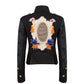 Black Cotton Women Jacket