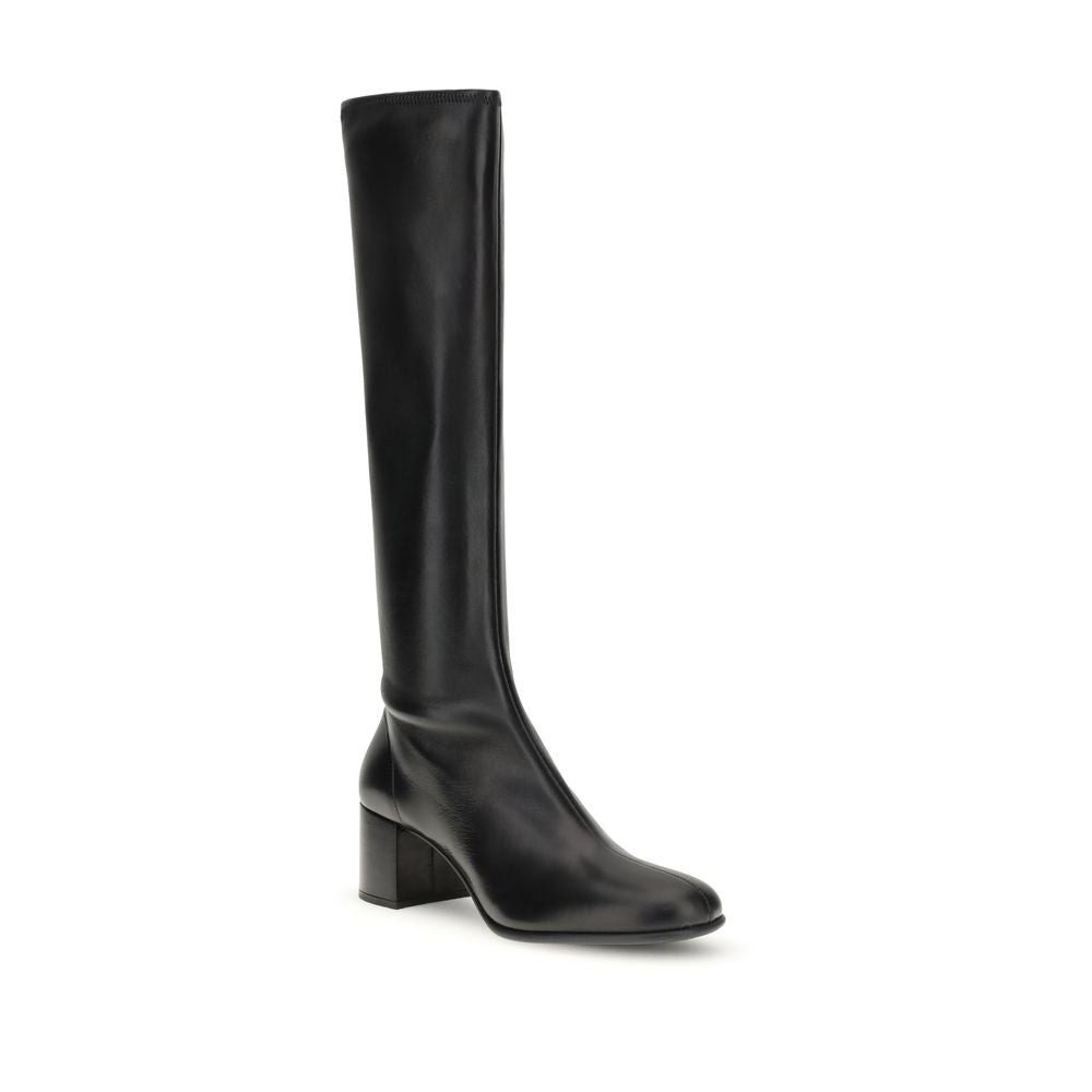 Black Lamb Ovis Aries Ankle Boots