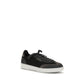 Black Nubuc Leather Athletic Sneakers