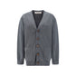 Gray Cotton Cardigan
