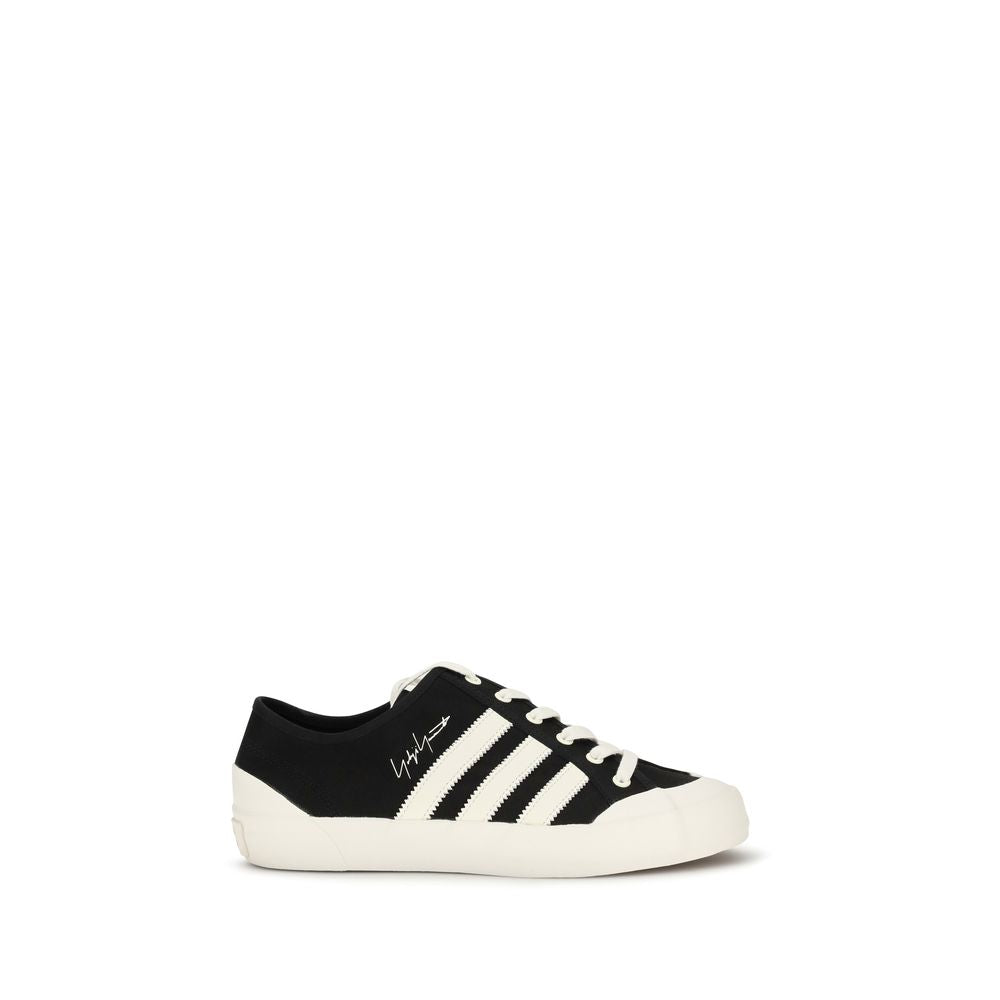Black Fabric Low Top Sneakers