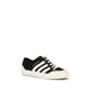 Black Fabric Low Top Sneakers