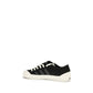 Black Fabric Low Top Sneakers