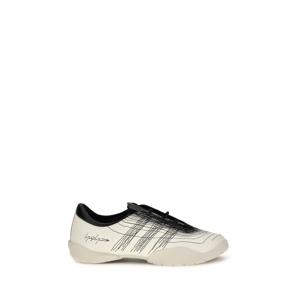 Beige Calf Leather Bos Taurus Sneakers