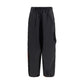 Black Polyamide Cargo Pants
