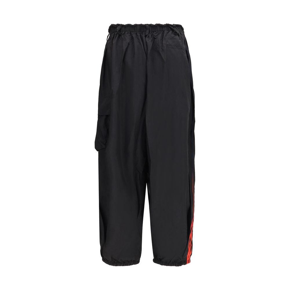 Black Polyamide Cargo Pants