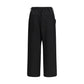 Black Wool Oves Aries Casual Pants
