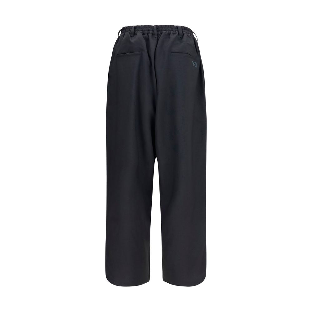 Black Polyester Joggers (Workout Pants)