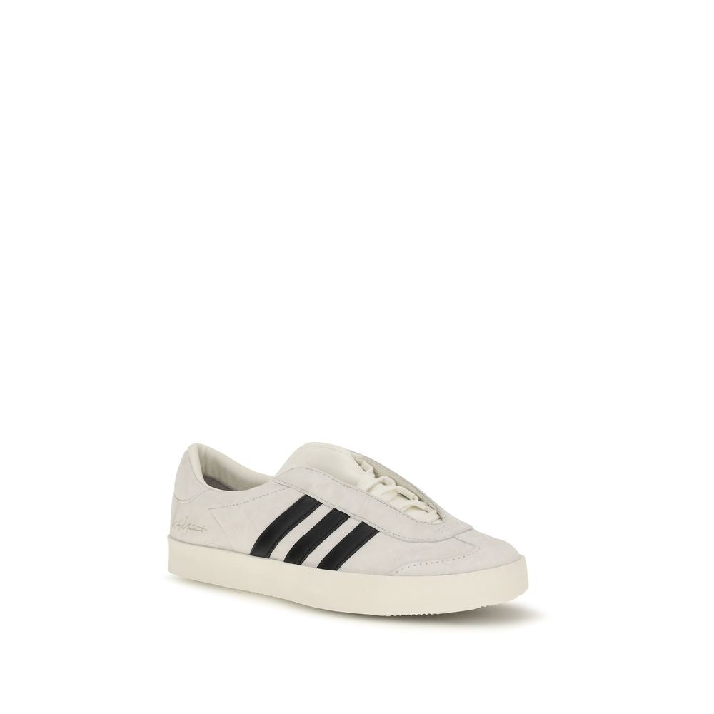 White Calf Leather Bos Taurus Sneakers