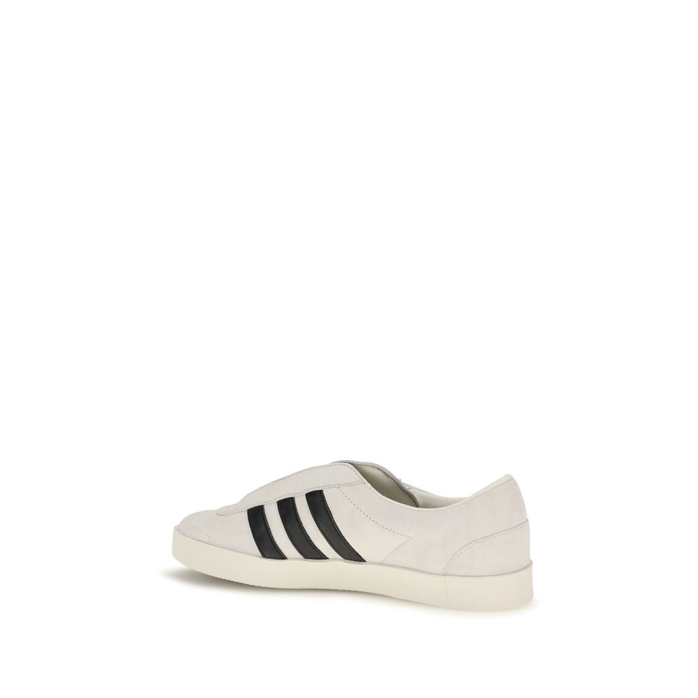 White Calf Leather Bos Taurus Sneakers