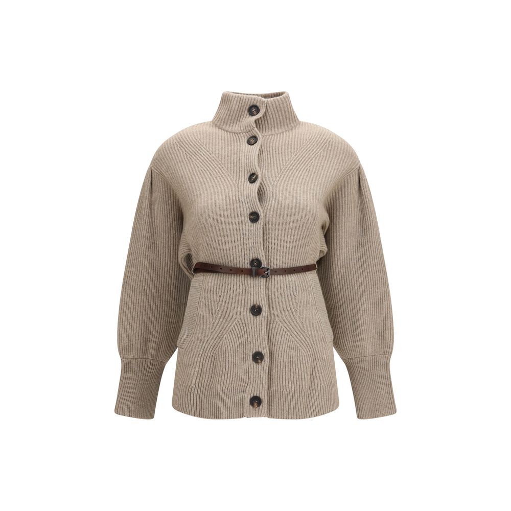 Beige Wool Oves Aries Cardigan