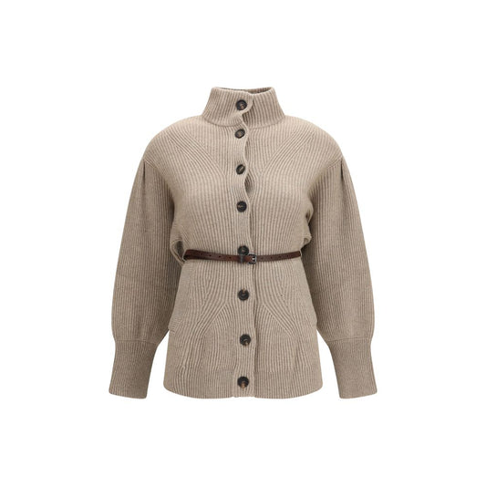 Beige Wool Oves Aries Cardigan