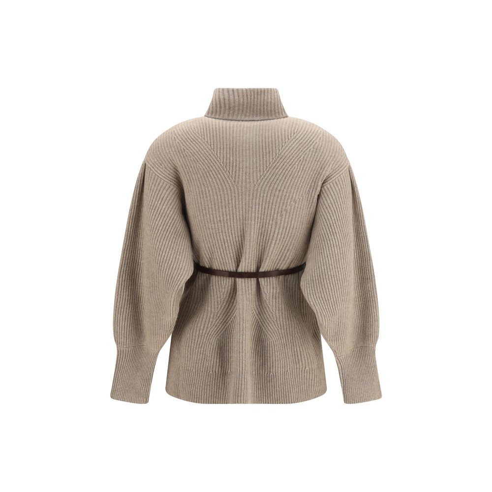 Beige Wool Oves Aries Cardigan
